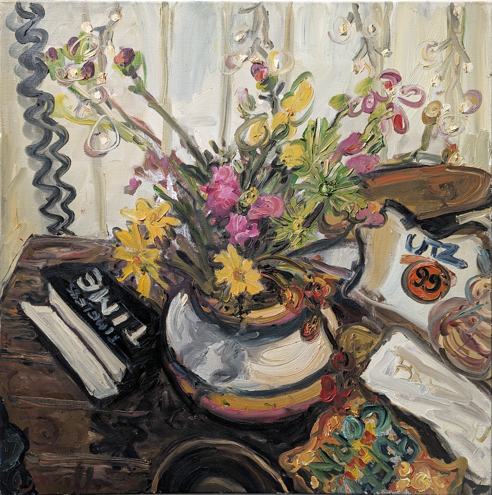 Still Life with Time Magazine
